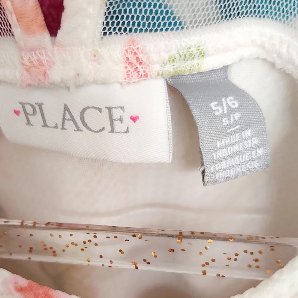 The Children's Place Girls Short Sleeve‎ Floral Cold Shoulder Kids Summer Dress